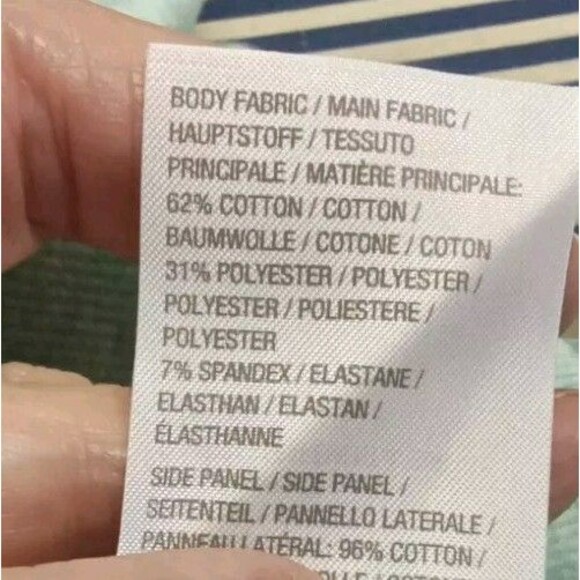 H By Halston Jacket Size 12 Zip Green Pockets Cotton Blend - Picture 8 of 8